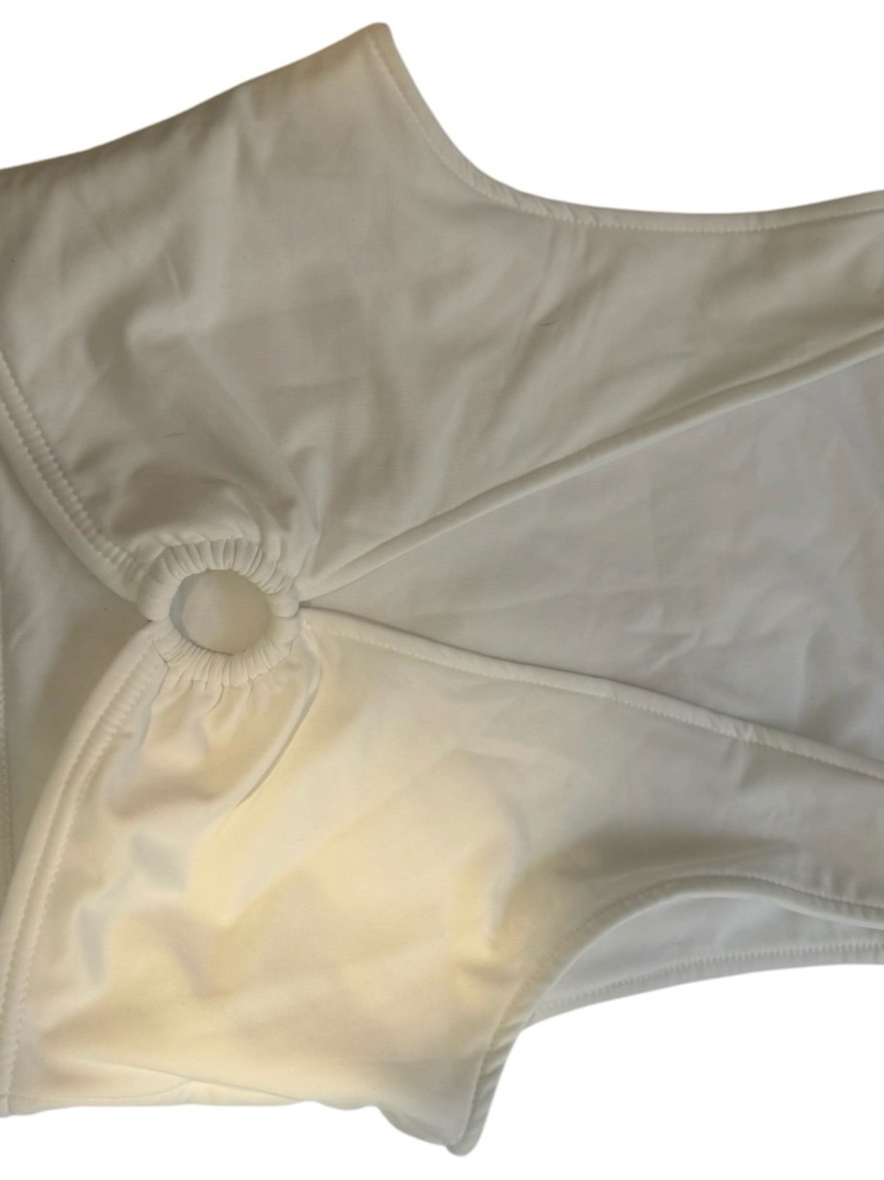 White Top with Ring Detail